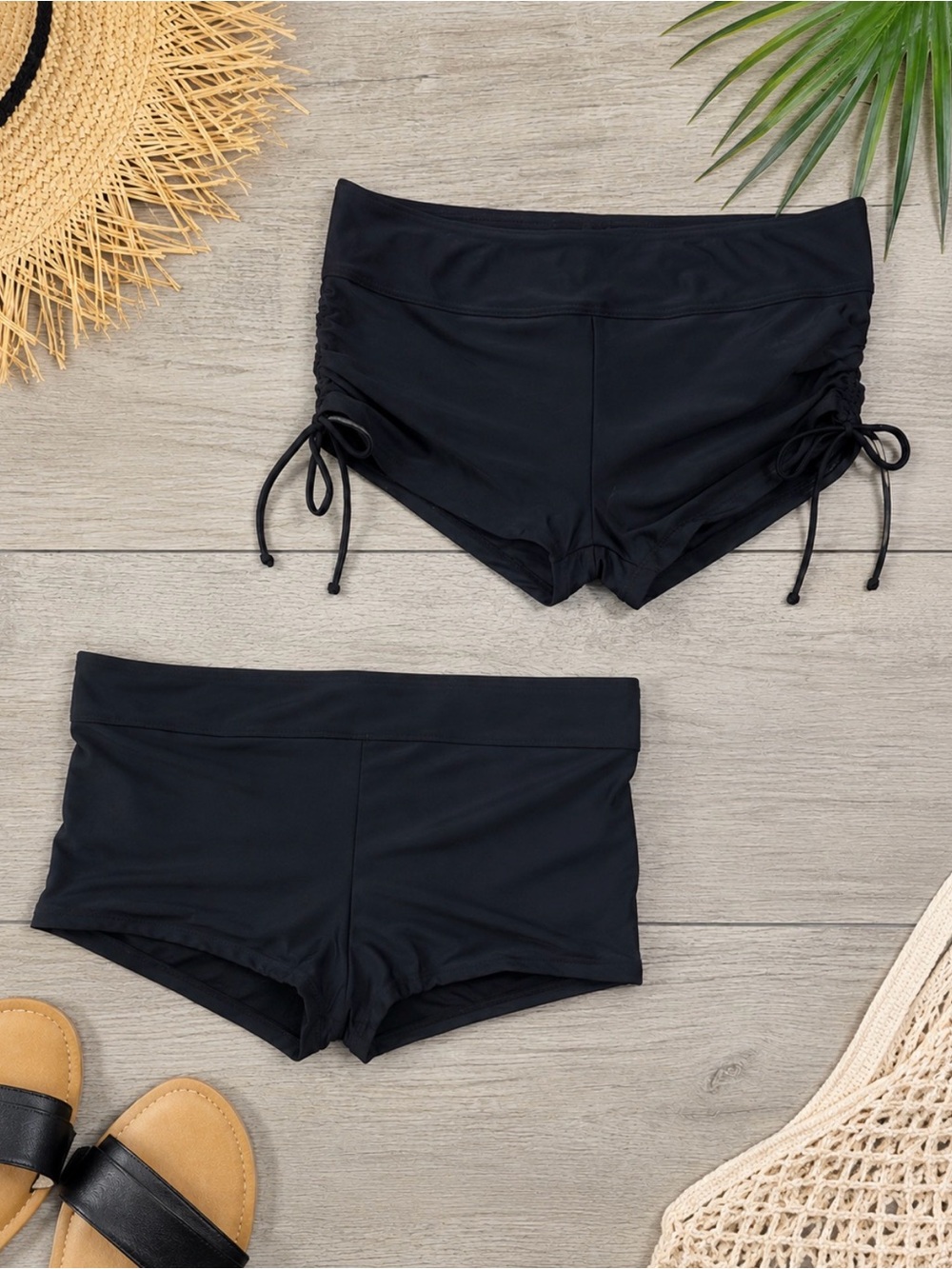 2-Piece Swimsuit Bottoms Bundle | Women’s Black Swim Bottom | Both a Size Large